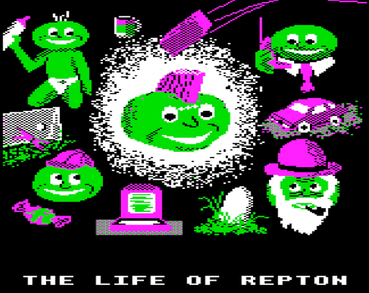 Title screen for The Life of Repton