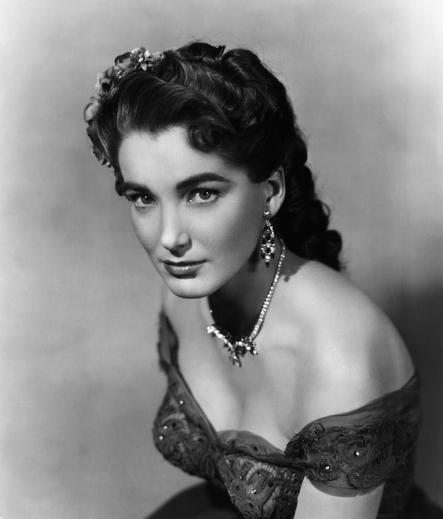 Promotional photo of Julie Adams, from the 1952 western Horizons West.