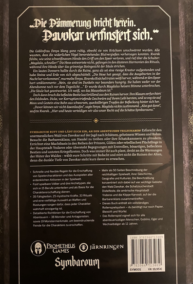 Backcover von Symbaroum