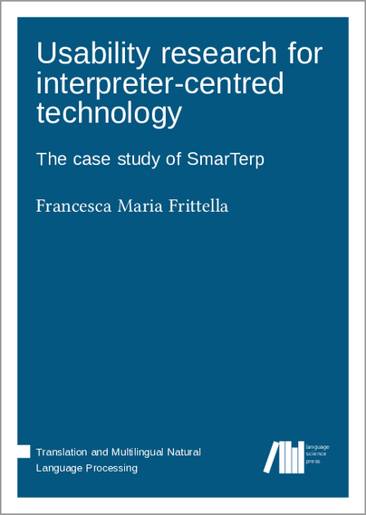 Book cover for "Usability research for interpreter-centred technology: The case study of SmarTerp"