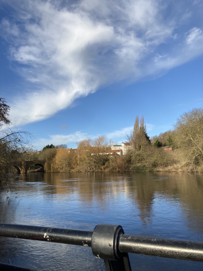On the river Tees and Leven in #Yarm yesterday