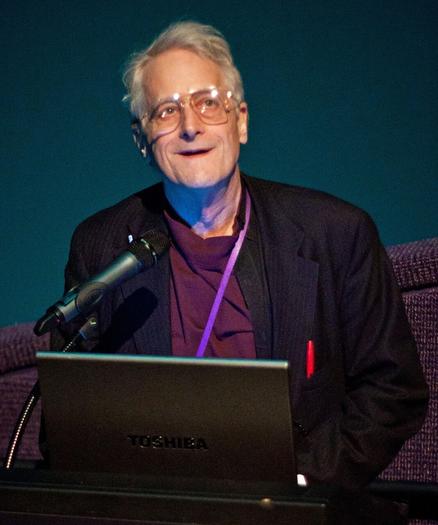English: Ted Nelson gives a presentation on Project Xanadu for SuperHappyDevHouse at The Tech Museum of Innovation on February 19th, 2011.