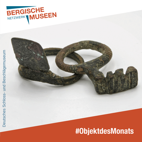Zwei Römische Fingerringschlüssel aus dem Deutschen Schloss- und Beschlägemuseum Velbert