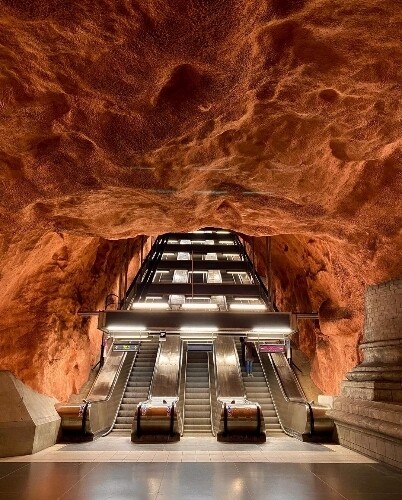 Stockholm subway station - Rådhuset