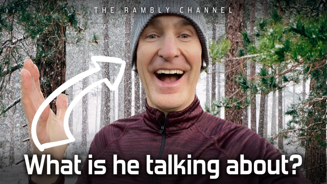 Runner with caption “What is he talking about?”