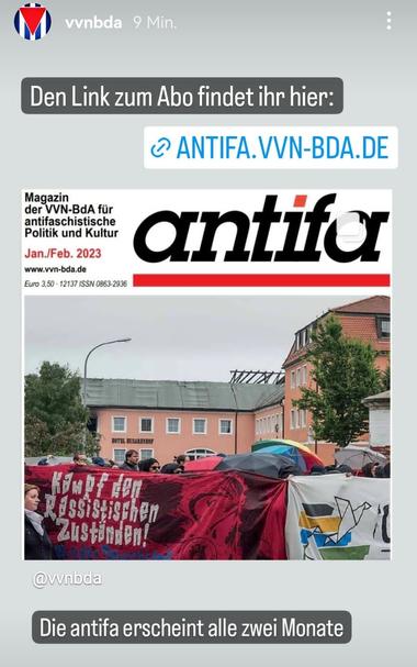 Zeitschrift antifa Ausgabe Januar Februar 2023