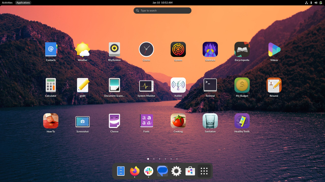 Screenshot of Endless OS 5 beta