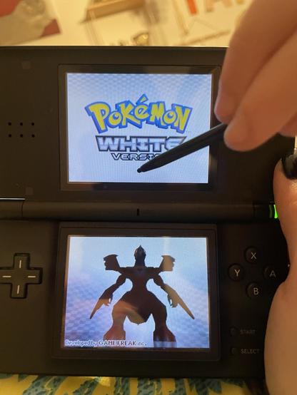 Pokémon White on Nintendo DS