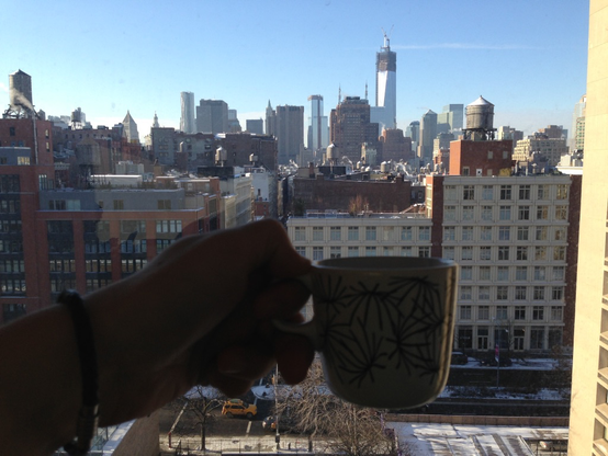 View over Soho in NYC on the day of my arrival in the USA.