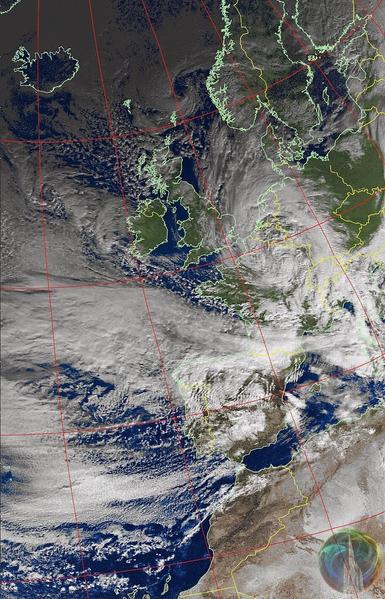 This morning’s #NOAA18 #satellite image decoded by yours truly.
#Nooelec #QFH
