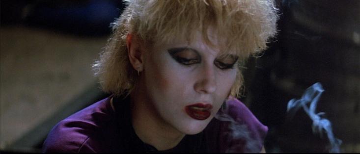 Hazel O’conner in ‘Pris’ from Blade Runner makeup.