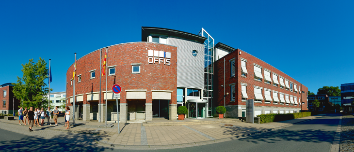 The OFFIS building at the University of Oldenburg, where CHIWORK 2023 will take place.