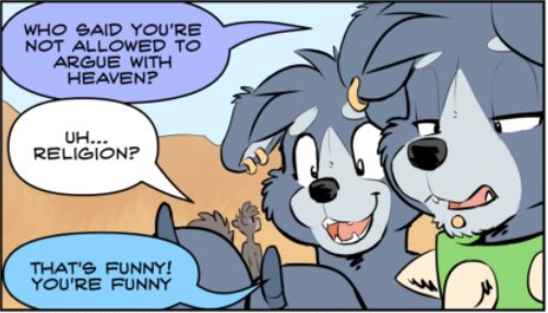 Part of today's TwoKinds comic.