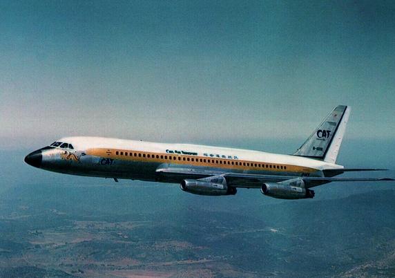 Convair 880, In flight.