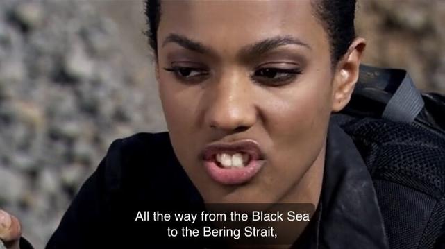 All the shit from the Black Sea across the wasted shitlands to the Bering Strait,