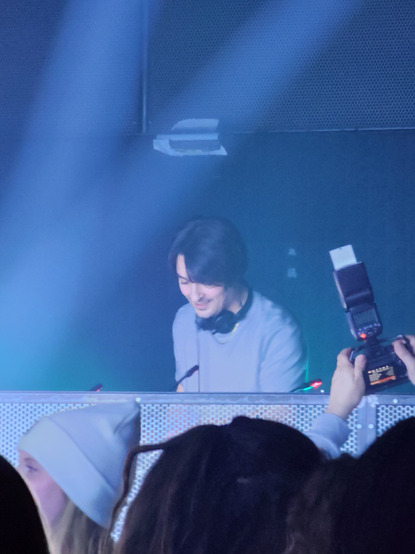 Justin Hawkes DJing at Kingdom