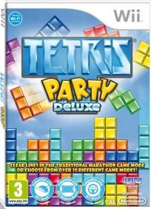Carátula de videojuego Tetris Party de Wii.