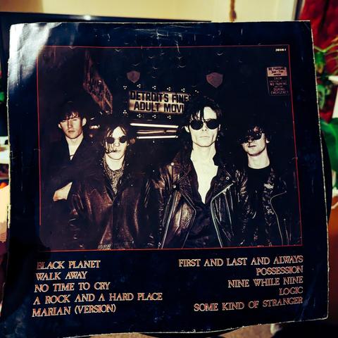 Inside sleeve of First And Last And Always by The Sisters Of Mercy 1985