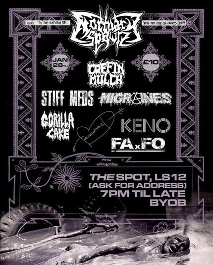 Mortuary Spawn and Coffin Mulch flyer