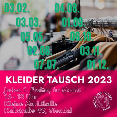 SharePic zum Kleidertausch in Stendal am 3. Februar 2023