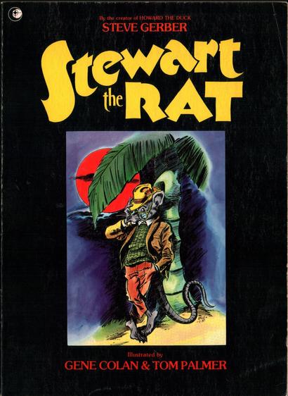 Graphic novel Stewart the Rat 1980, cover by Gene Colan & Tom Palmer.