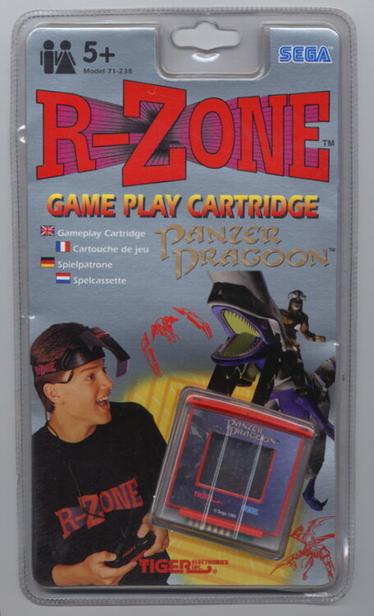 A photo of the Panzer Dragoon (Tiger Electronics) R-Zone PAL version front of packaging.