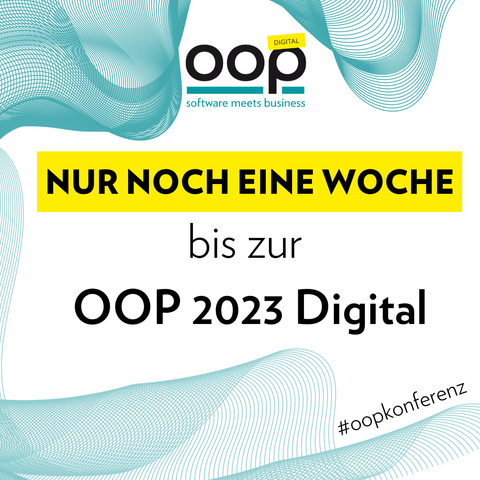 Nur noch eine Woche bis zur OOP 2023 Digital1