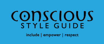 Conscious Style Guide logo and webpage header.
