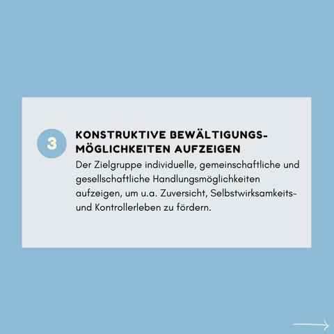 Konstruktive Bewältigungsmöglichkeiten aufzeigen