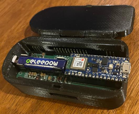 A PsyLink in a 3D-printed case