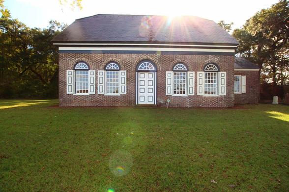 Pompion Hill Chapel on the Cooper River in South Carolina.