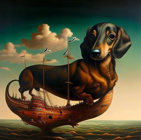 Dachshund Art.