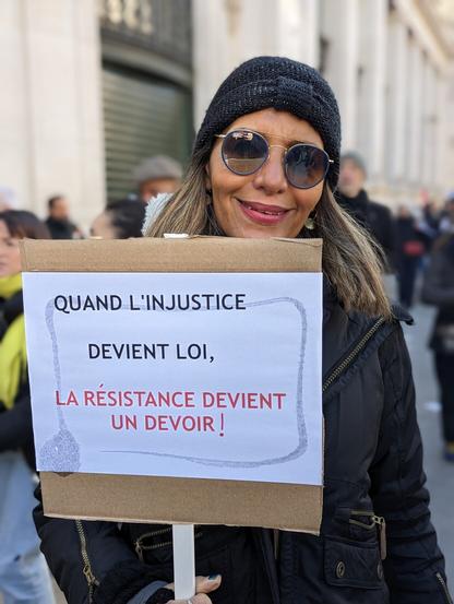 "Quand d'injustice devient loi, la résistance devient un devoir !"