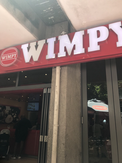 Wimpy store in Cape Town