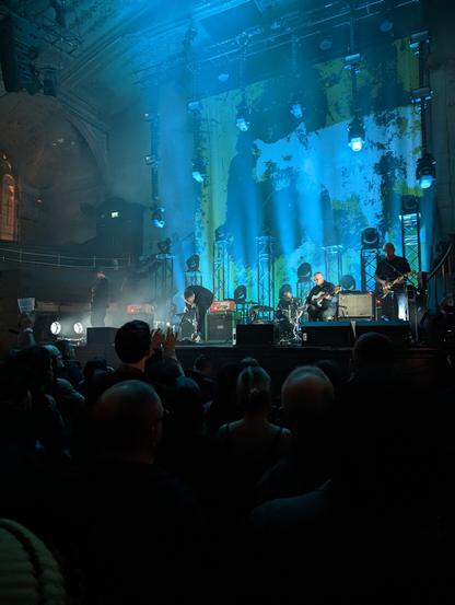 Band on stage