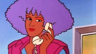 Shana from Jem on a white telephone