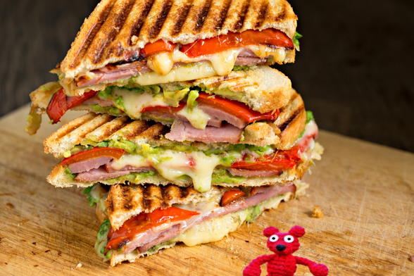 #RedBeanBear makes #GentlyRoasted #ButtWarmedPanini