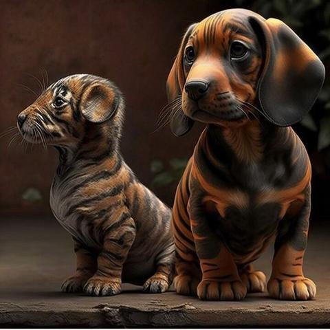 Tiger Dachshund