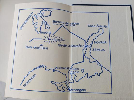 Cartina  libro PQ 17 Convoglio per l'Inferno di Paul Lund