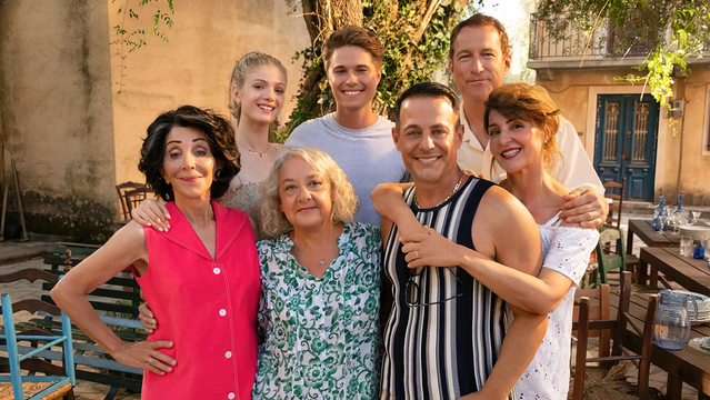 The cast of "My Big Fat Greek Wedding 3" opening in theaters September 8, 2023.