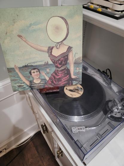 Vinyl version of "In the Aeroplane Over the Sea" by Neutral Milk Hotel.