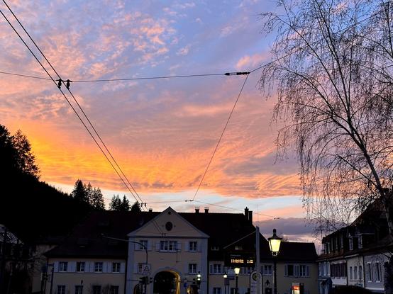 Günterstälertor im unterm Abendrot