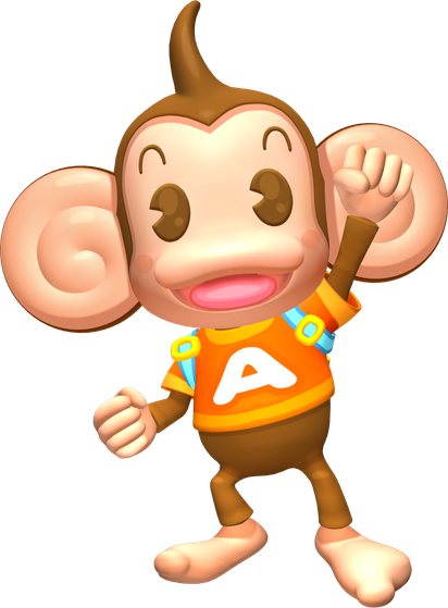 An image of AIAI, the diminutive simian star of Sega's Super Monkey Ball game series