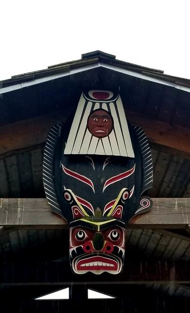 Awaka art on Namgis Nation territory.