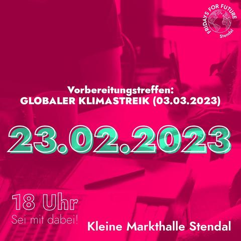 Sharpic zum Vorbereitungstreffen.