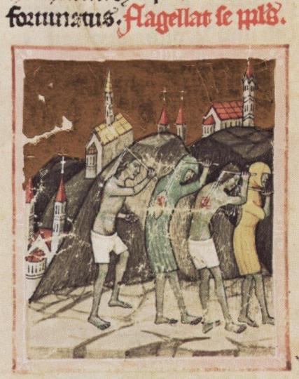 Flagellant Catholics during the 13th century