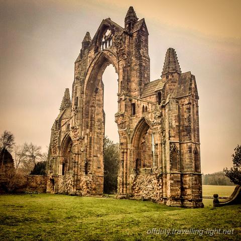 The ruins of Guisborough Priory in North Yorkshire.