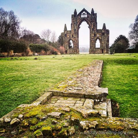 The ruins of Guisborough Priory in North Yorkshire.