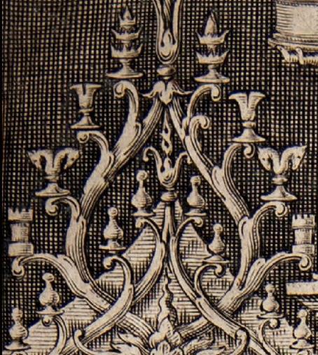 Lucas Kilian (1579-1637)
Sets of chess pieces on tendrils
Engraving
1616
Detail from: Gustavus Selenus: Das Schach- oder König-Spiel, Leipzig: Groß, 1616; Titel page of Part I