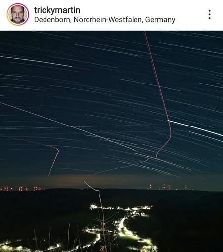 Langzeitbelichtung Sternenhimmel